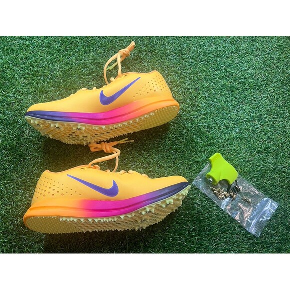 Mens 7 Nike Triple Jump Elite 3 Track & Field Spikes Citron Pulse NEW Spikes main image 5